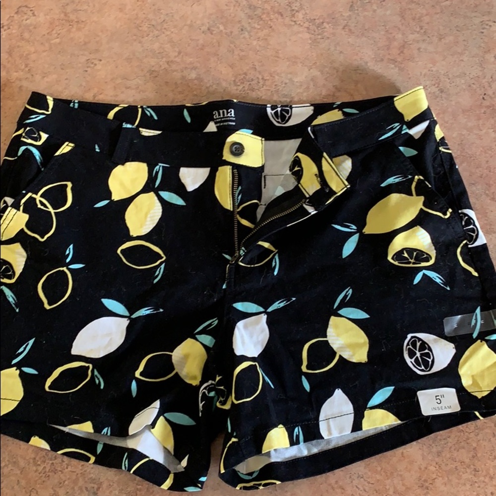 A.N.A Black Lemon Shorts NWOT